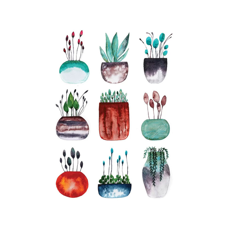 Tiny Collection by Lesia Binkin - Wrapped Canvas Gallery-Wrapped Canvas Giclée, 101.6 cm H x 66.04 cm W x 3.175 cm D