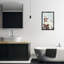 Toile flottante grise avec dents de chien brossées par JJ Design House, LLC.-1153830144-1153830145