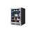 24 Inch Wide 140 Can Energy Efficient Beverage Center with Touch Control Panel and Left Swing Door