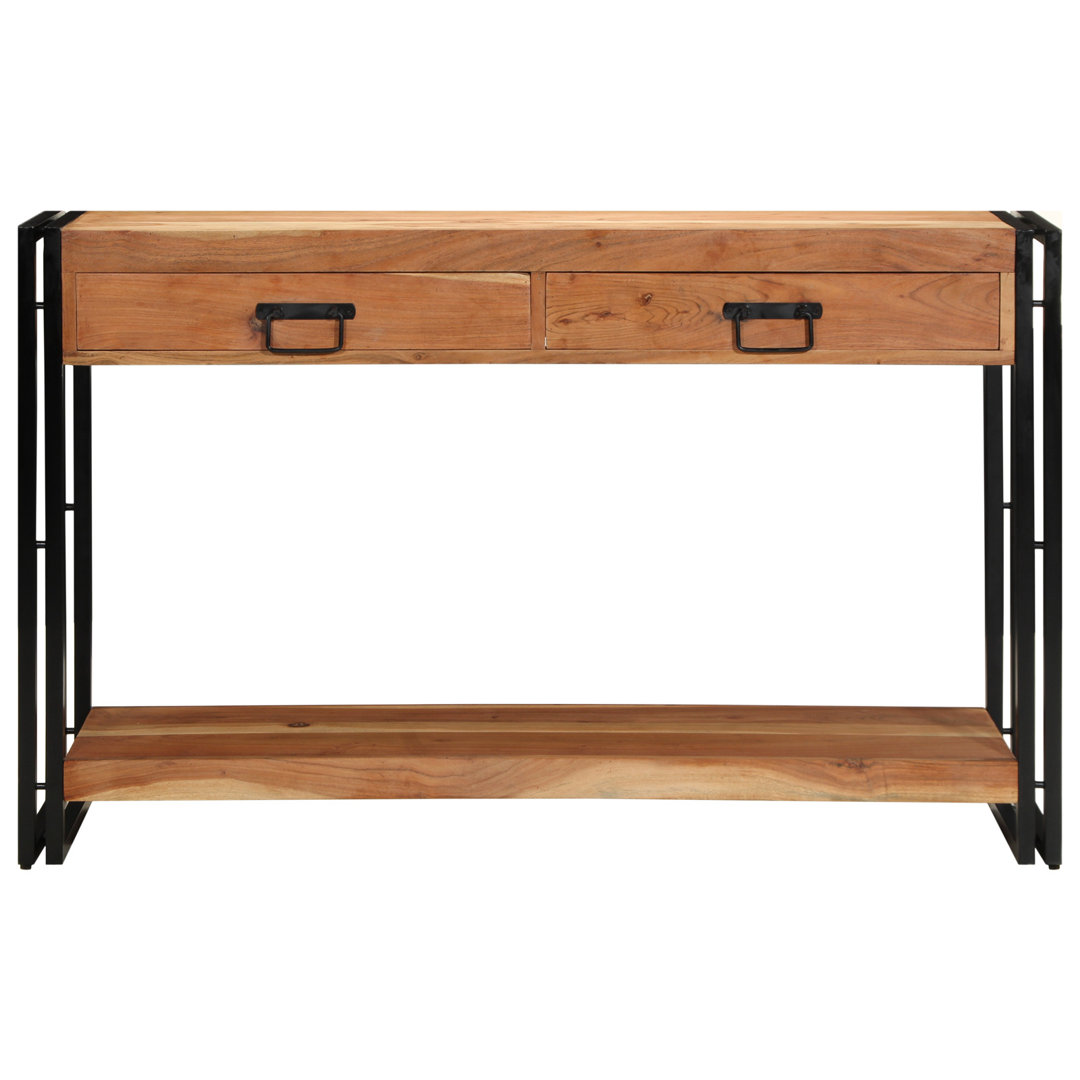 Solid Wood Top Console Table