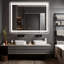 Miroir de salle de bain Led-1246514143