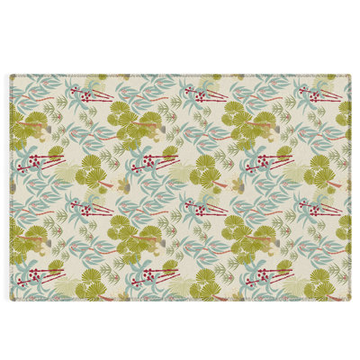 Tapis rectangulaire Rumi avec envers antidérapant