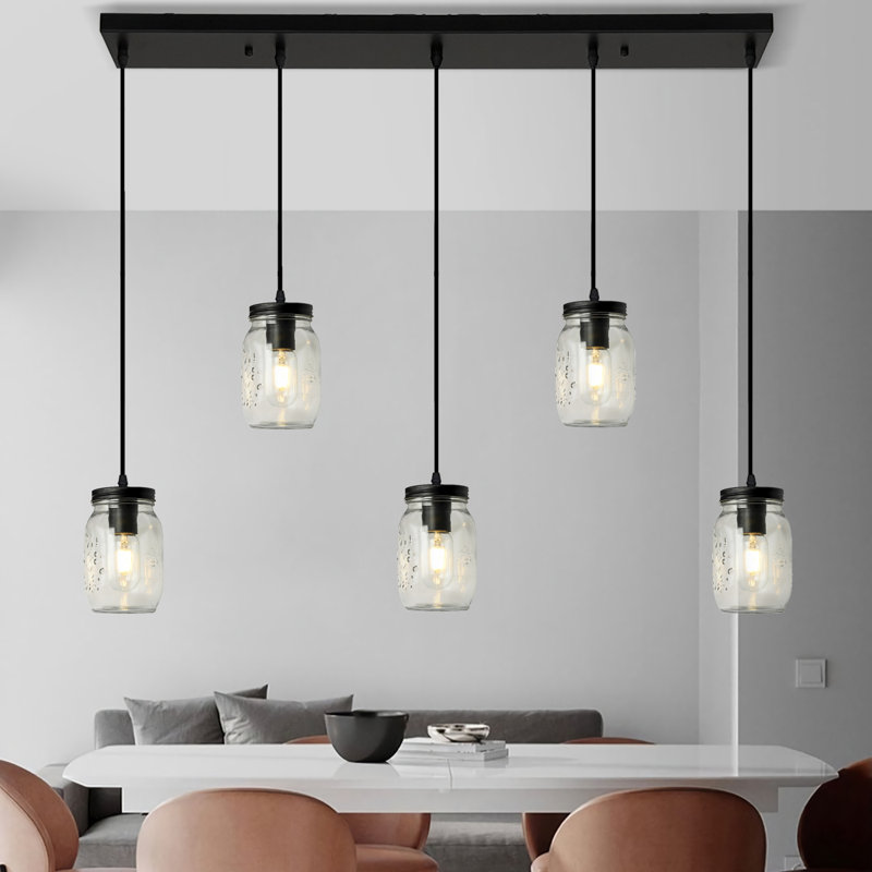 Luminaire suspendu à 5 lumières Lotsee