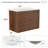 Wall-mount Walnut  Bathroom Vanity With Sink-116677105