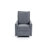 Short plush manual button armchair sofa