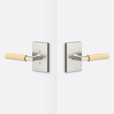 Levanto Privacy Rosette, Knurled Grip