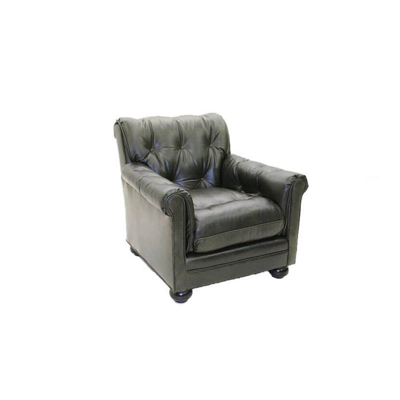 Armchair, Bella Black Performance Velvet, Brushy Bayou