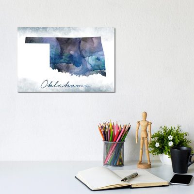 Oklahoma State Bluish - Wrapped Canvas Print