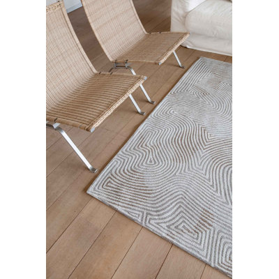 Geometric Recycled P.E.T Area Rug
