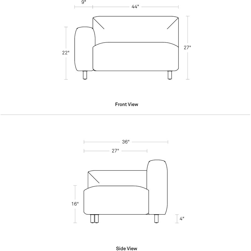 9 Yard Aluminum Outdoor Lounge Chair, Linen Sunbrella®