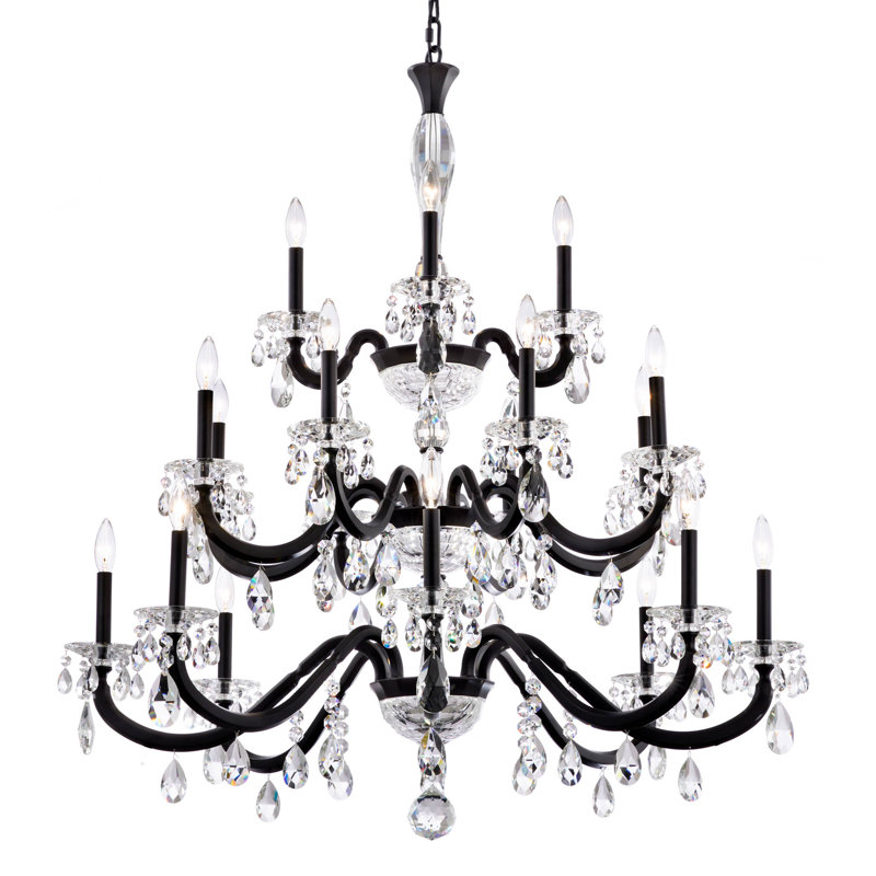 San Marco 20 - Light Chandelier, Black