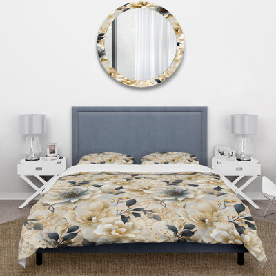 Ethereal Neutrals Boho Pattern Duvet Cover
