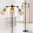 65" 3-Light Industrial Tree Floor Lamp