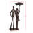 Pelletier Loving Couple Under Umbrella Bronze Sculpture