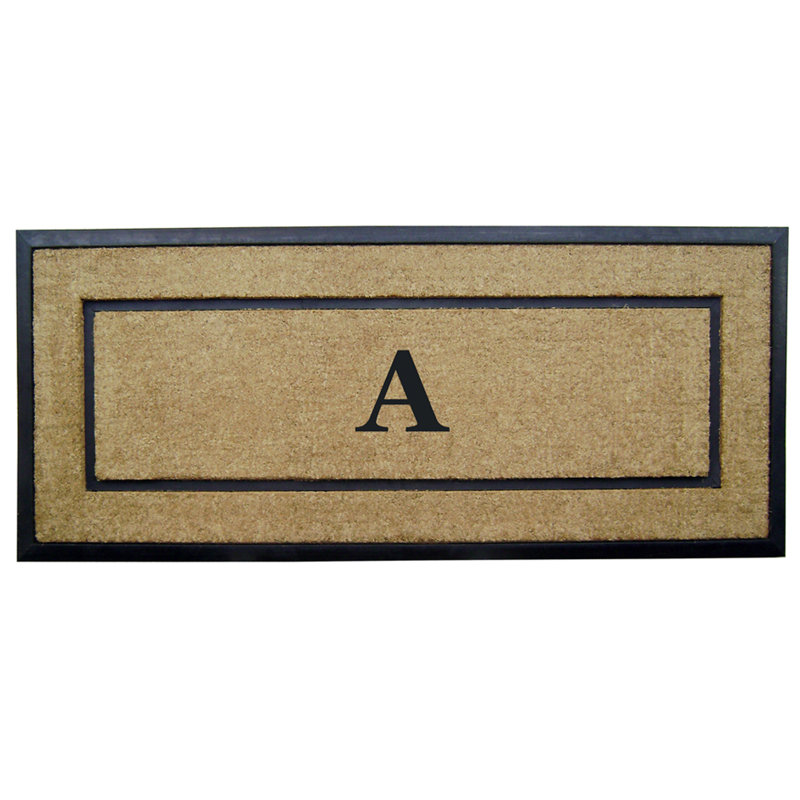Tapis de porte antidérapant pour l'extérieur, L 24 po x L 57 po, A