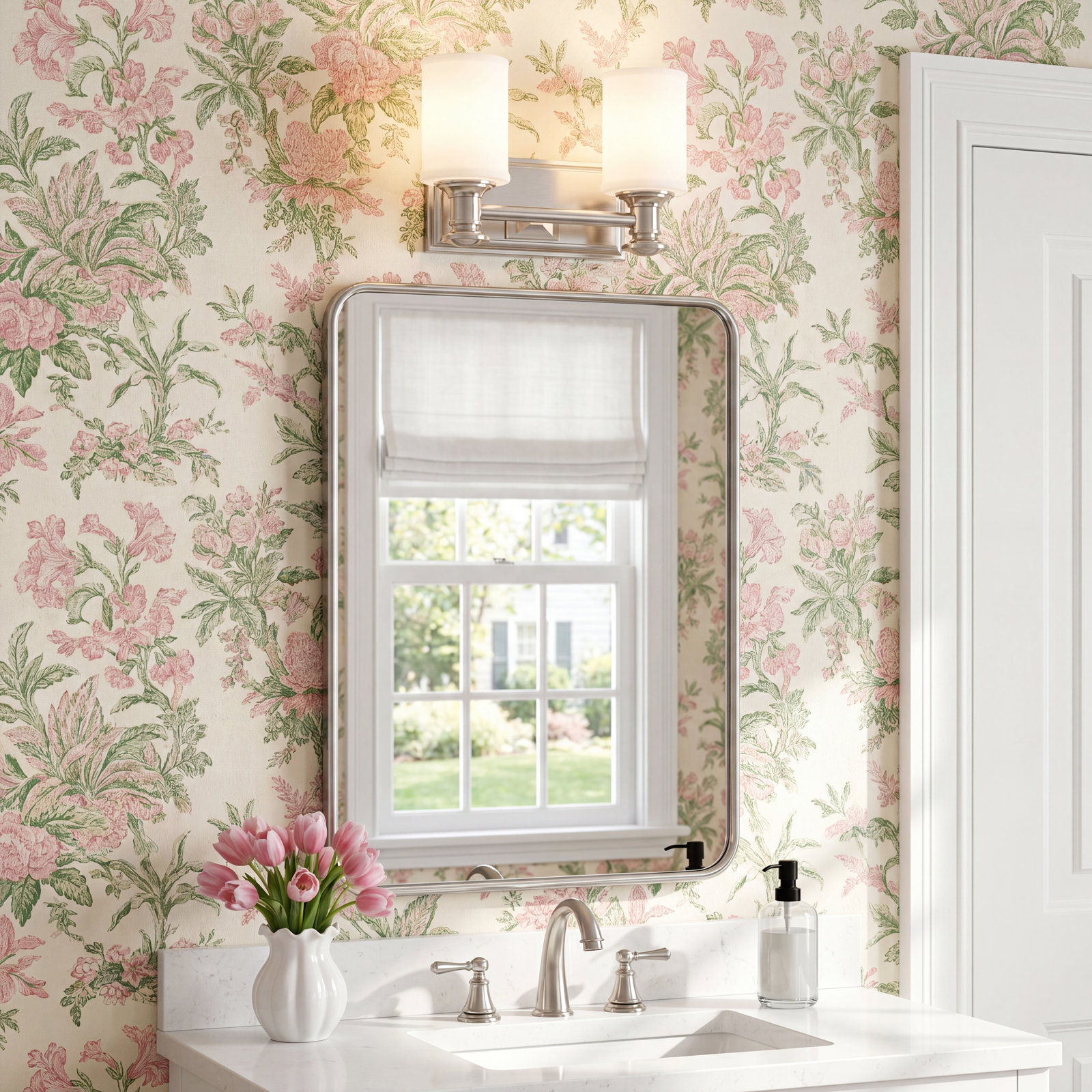 Everlee 2 - Light Dimmable Vanity Light, Brushed Nickel