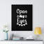 Open My Eyes - Wrapped Canvas Print-2043634959