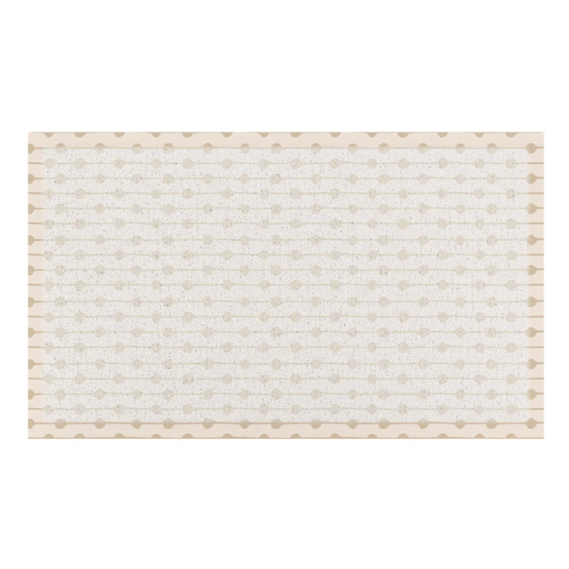 Non-Slip Polka Dots Doormat, 24" x 36"