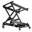 28" Electric Lift Table Single Scissor Electric Lifting Platform 330 lbs 4 Wheel