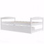 Structure de lit plateforme simple, 2 tiroirs de rangement