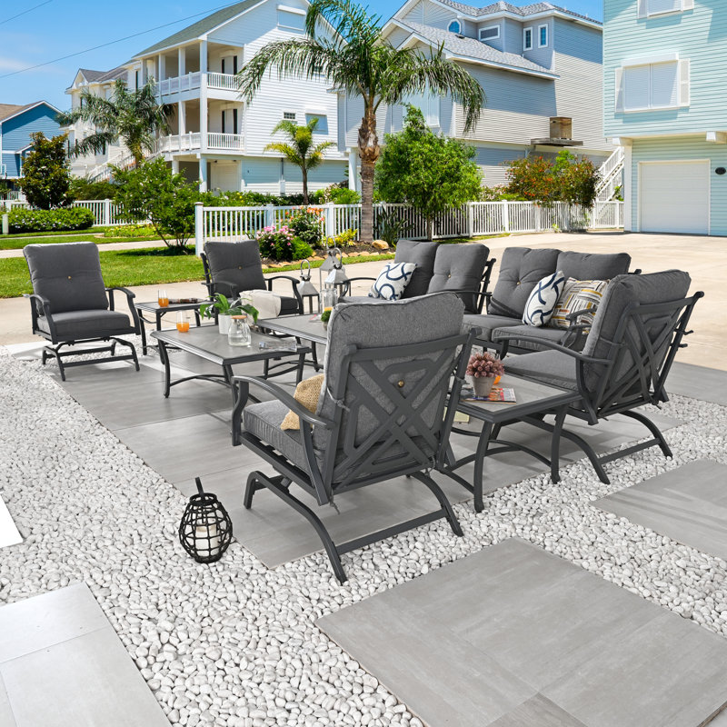 10-Piece conversation set, Dark Gray