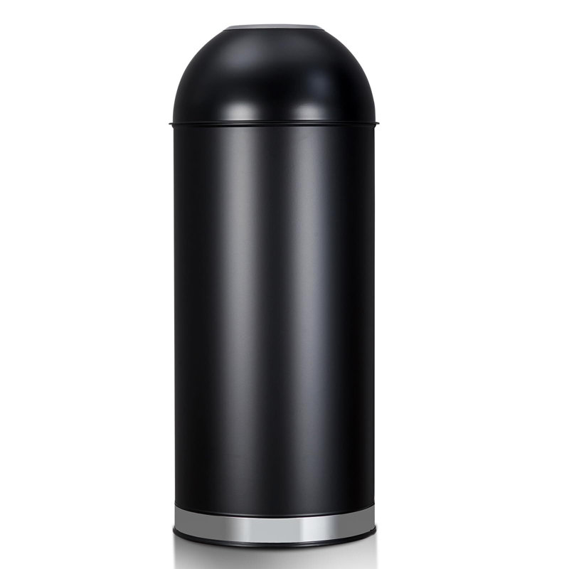 Poubelle en acier ouverte (17 gallons)