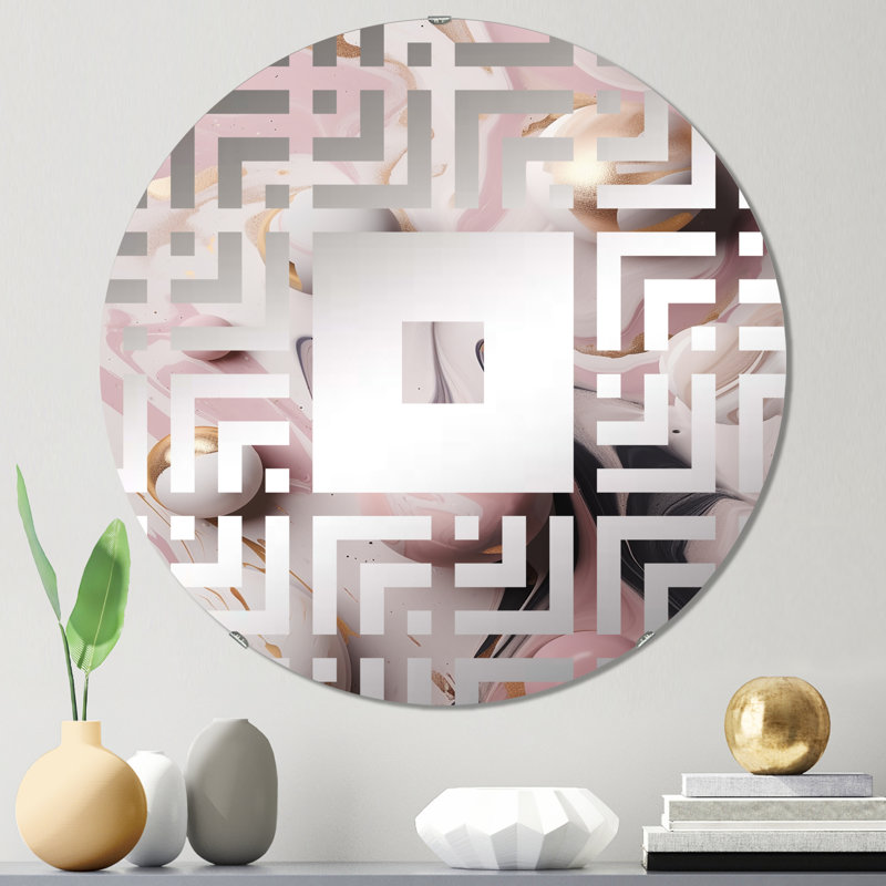 Choo - Square Wall Mirror, 23.6" x 23.6"
