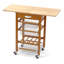 Millwright 57 cm W Solid Wood Top Kitchen Cart with Wheels-43248131
