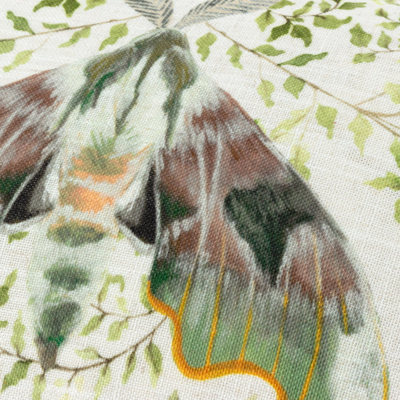 Shugborough Moth Rectangular Throw Cushion Cover