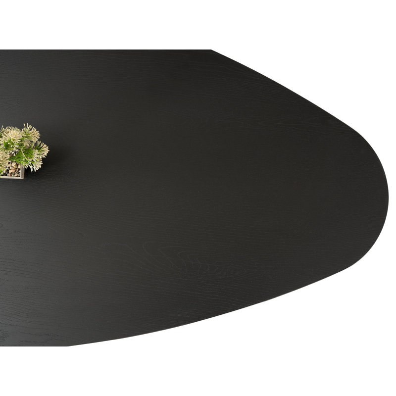Table basse, H 16,54 po x l 54,92 po x P 31,3 po, Bois noir