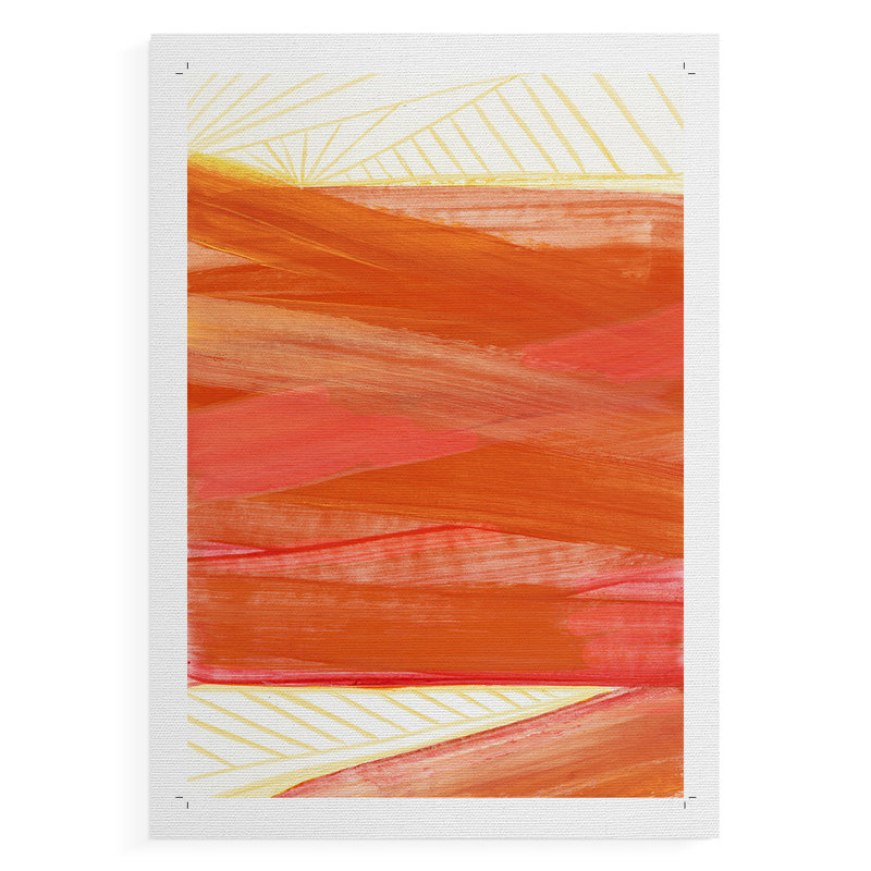 Warm Rays II - Impression sur toile seulement - NON-CADRE, H 12 po x l 8 po
