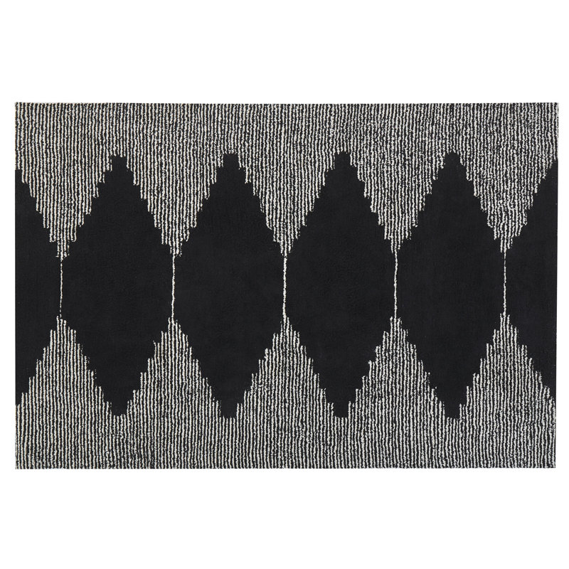 Landershire Geometric Cotton Area Rug, Rectangle 140cm x 200cm