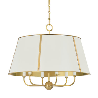 Lustre tambour 6 lumières de style bougie Cambridge
