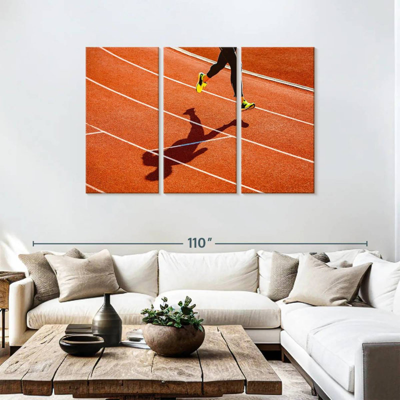 Levitating Runner, 48" H x 74" W