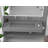 Pyramid 60" Wall Mounted Rectangular Solid Surface Bathroom Trough Sink in Matte Finish - Gray, No Faucet Holes-1383741-28803579