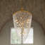 Myra 12 - Light Steel Dimmable Chandelier