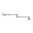 24" Wall Mount Kitchen Sink Pot Filler Faucet Double-Handle, Fingerprint Resistant-63910207