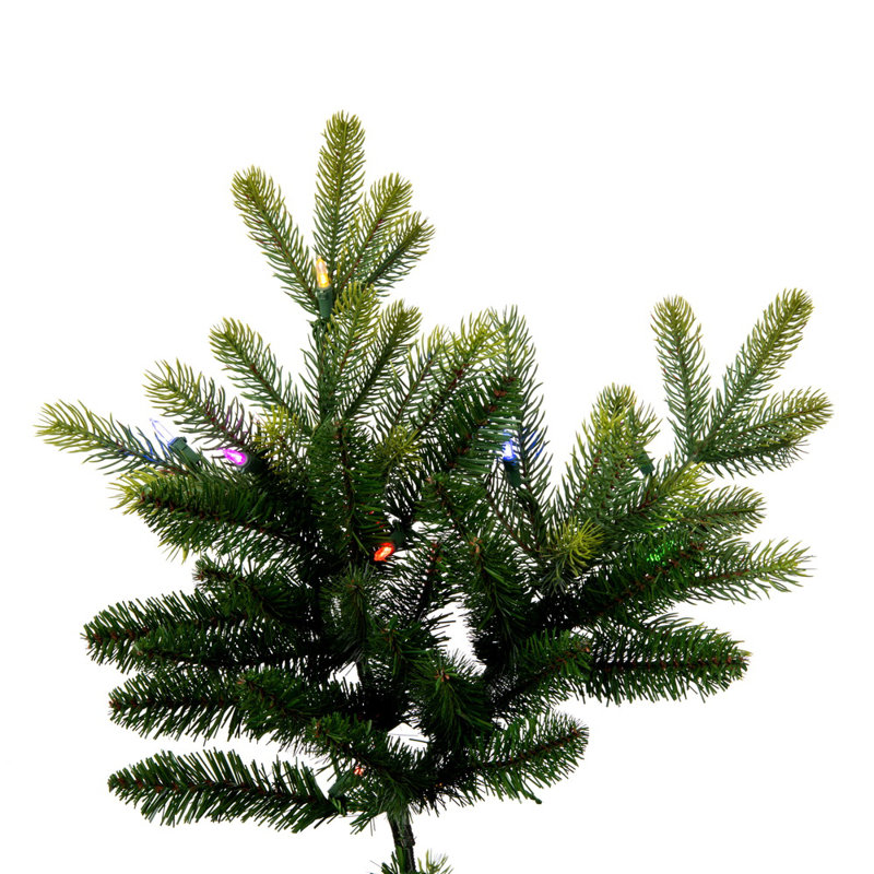 9' H Lighted Artificial Fir Christmas Tree