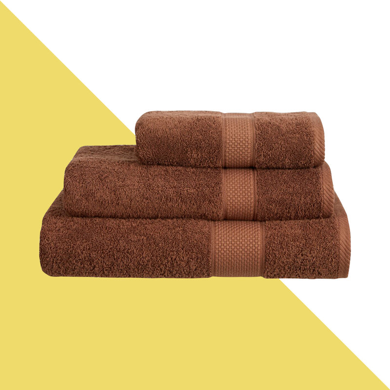 Arelious Multi-Size Bale, Chocolate, Bath Towels - 2, Hand Towels - 2, Washcloths - 2