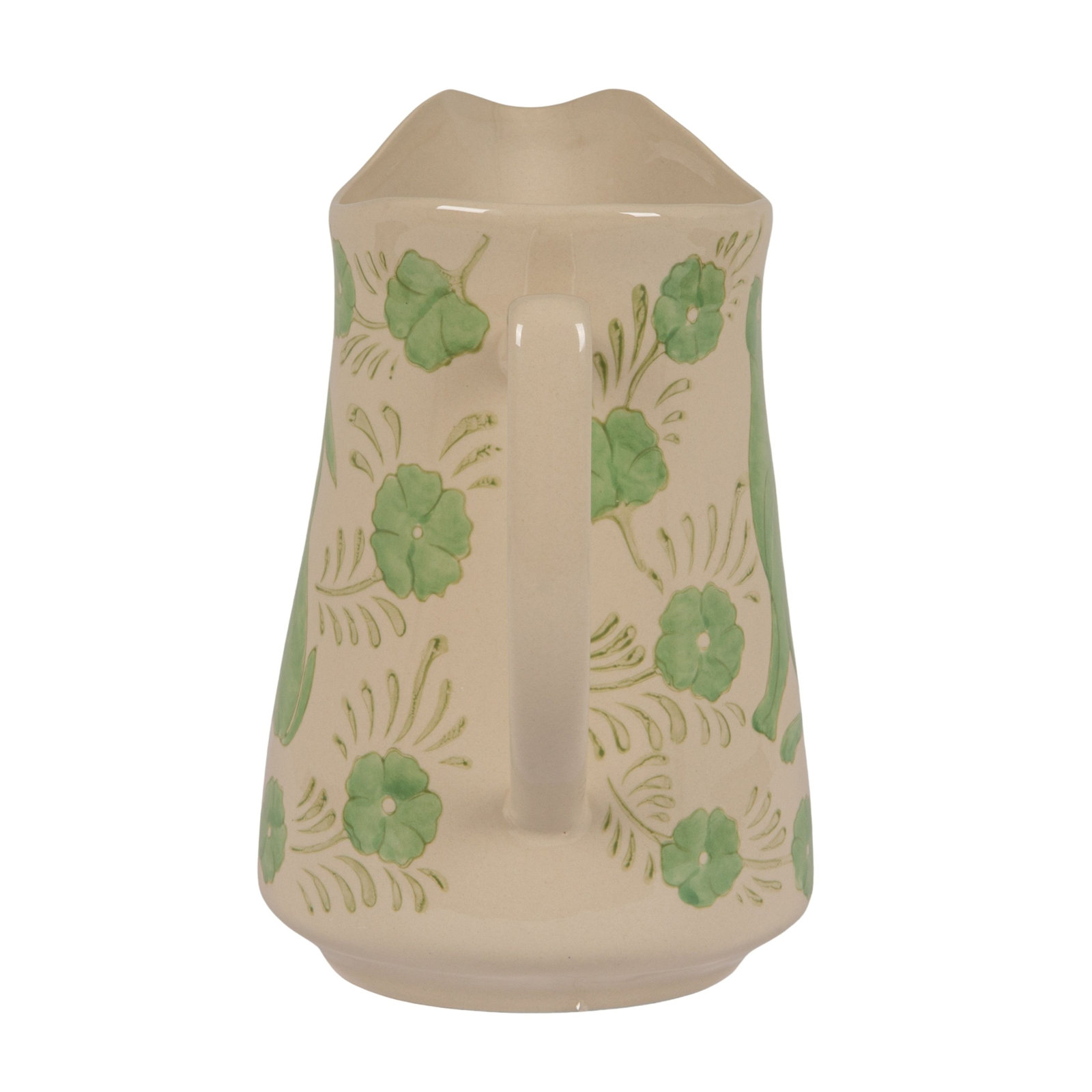 Antionio 109oz. Stoneware Pitcher, Green