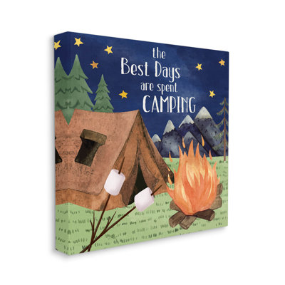 «Best Days Spent Camping Scenery», art mural par ND Art