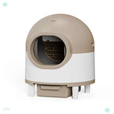 Bac à litière à nettoyage automatique pour chats multiples