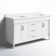 Burdick 60'' Double Bathroom Vanity with Engineered Marble Top