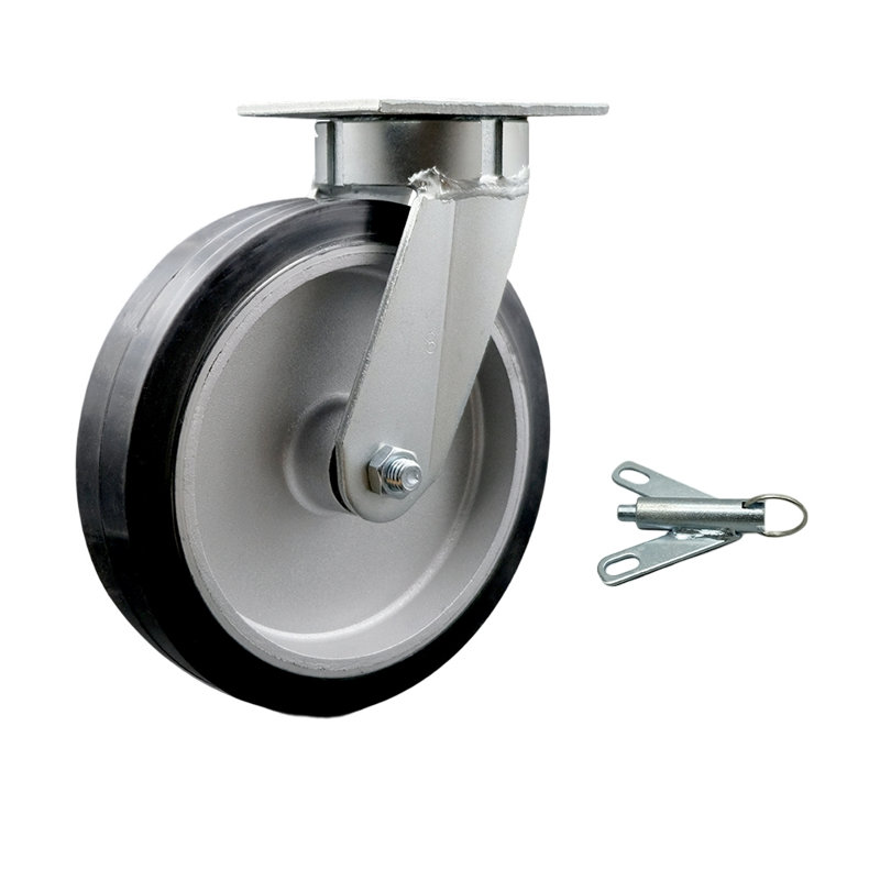 Caoutchouc sur roulettes en aluminium