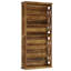 Bibliothèque classique en bois, tablettes élégantes, bibliothèque autoportante robuste