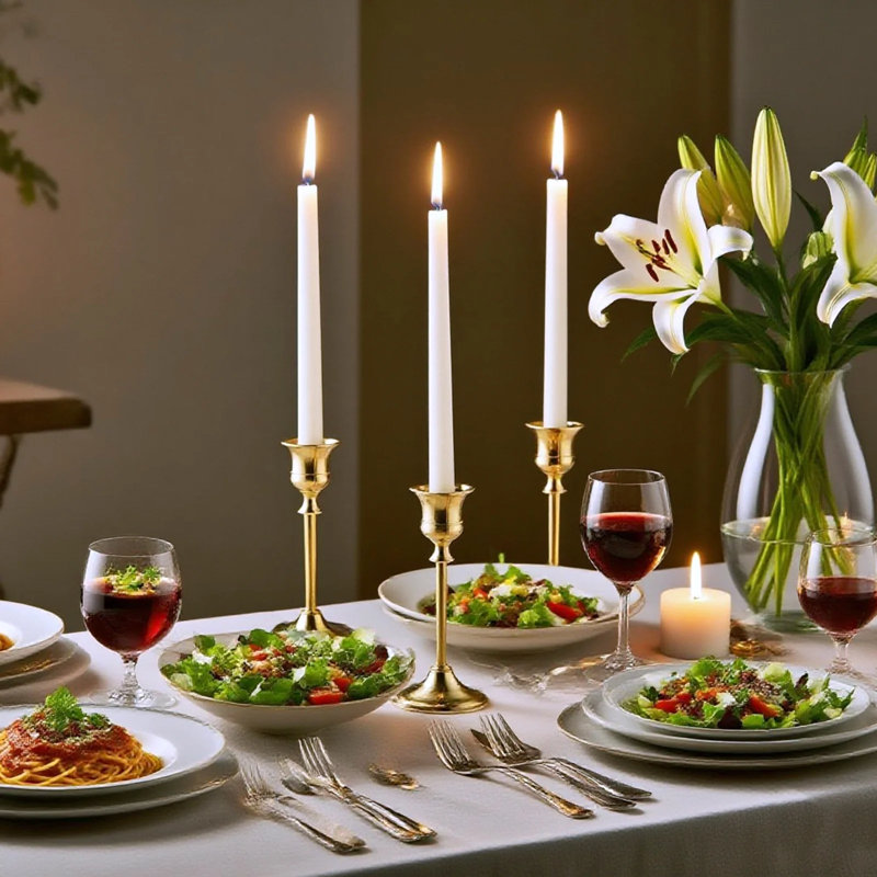Metal Tapered Candle Holder