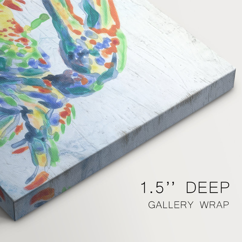 Crabe arc-en-ciel I - Cavas enveloppés de galerie, 40 x 60