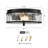 Alixandra 2-Light 12” Flush Mount Ceiling Light With Crackle Glass Shade-700017368