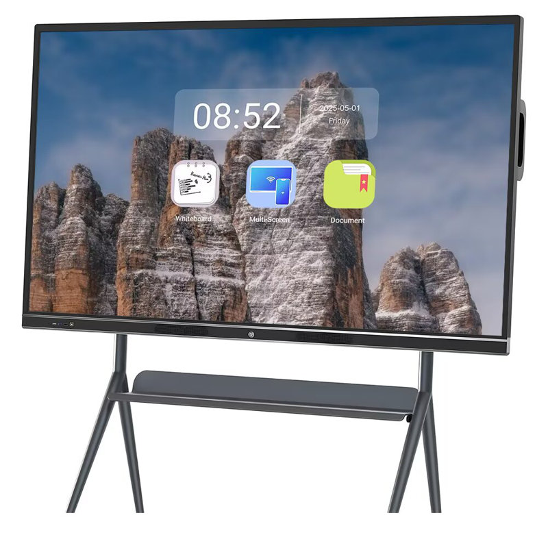 JYXCN Smart Board 86 "4K, tableau blanc interactif tactile numérique, annotations multi-utilisateurs sans fil pour salles de conférence, bureau de classe (avec support mural inclus)