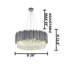 Lustre rond en cristal de chrome transitionnel 12 lumières-1086783711-1132348906
